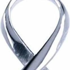 Beste Pirce 🎁 MOOYE ® - Collectie Zilveren Lemniscaat Infinity Staand Ketting Hanger - Klein Met Oog 🤩