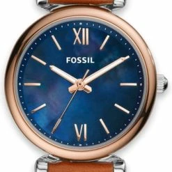 Nieuw 😍 Fossil Carlie Mini Horloge ES4701 Dameshorloge 28 Mm - Bruin 🔔 -Sieraden-horloges Verkoop 335x840