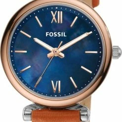 Nieuw 😍 Fossil Carlie Mini Horloge ES4701 Dameshorloge 28 Mm - Bruin 🔔 -Sieraden-horloges Verkoop 358x840