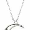Nieuw 🔥 Fate Jewellery FJ483 – Silver Moon – 925 Zilver – Maan – 45cm + 5cm 🎁 -Sieraden-horloges Verkoop 387x840