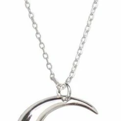Nieuw 🔥 Fate Jewellery FJ483 – Silver Moon – 925 Zilver – Maan – 45cm + 5cm 🎁