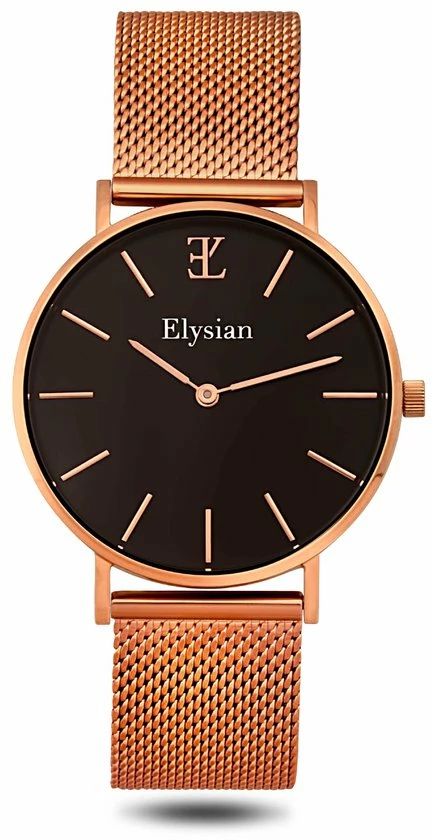 Goedkoop ๐คฉ Elysian - Dames Horloge - Rose Goud Mesh - Waterdicht - 36mm ๐ 3 Goedkoop ๐คฉ Elysian - Dames Horloge - Rose Goud Mesh - Waterdicht - 36mm ๐