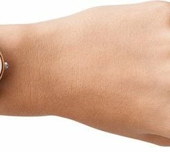 Nieuw 😍 Fossil Carlie Mini Horloge ES4701 Dameshorloge 28 Mm - Bruin 🔔 -Sieraden-horloges Verkoop 550x222