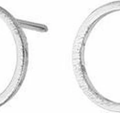 Nieuw 👍 Amodi 24/7 Jewelry Collection Cirkel Oorbellen - Open - Oorknopjes - Geborsteld - Minimalistisch - Zilver ⌛
