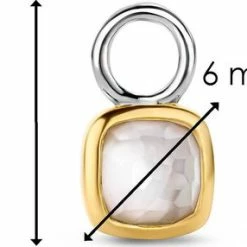 Goedkoop ✔️ TI SENTO - Milano 9248MW Oorbedels - Zilver/goudkleurig 👍 -Sieraden-horloges Verkoop 550x286 1