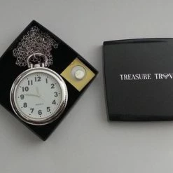 Top 10 ❤️ Treasure Trove® Lange Ketting Horloge Staal Vrouwen - Dames Horloge - Zilverkleurig - 80 Cm ✨ -Sieraden-horloges Verkoop 550x339 2