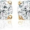 Groothandel 😀 New Bling 9NB 0041 Zilveren Oorstekers - Zirkonia Rond 8 Mm - Goudkleurig 😍 -Sieraden-horloges Verkoop 550x342