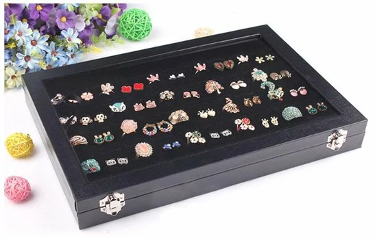 Beste deal 🔔 Fliex Sieraden Display Ringen Manchetknopen Doos Zwart - Klep - 😀 8 Beste deal 🔔 Fliex Sieraden Display Ringen Manchetknopen Doos Zwart - Klep - 😀 - Afbeelding 6