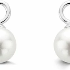 Beste Pirce 😉 TI SENTO - Milano TI SENTO Milano Oorbedels 9003PW - Gerhodineerd Sterling Zilver 😍 -Sieraden-horloges Verkoop 550x350