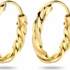 Nieuw ⌛ Marie-Celeste Oorringen Gedraaide Buis - Goud ✔️ -Sieraden-horloges Verkoop 550x360 1