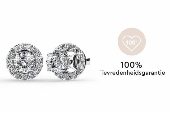 Beste Pirce π₯° Yolora Dames Oorbellen Met Ronde Kalpa Camaka Kristallen - Zilver Kleurig - 18K Witgoud Verguld - Oorknoppen π 6 Beste Pirce π₯° Yolora Dames Oorbellen Met Ronde Kalpa Camaka Kristallen - Zilver Kleurig - 18K Witgoud Verguld - Oorknoppen π - Afbeelding 4