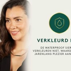 Hete verkoop 🧨 Laura Ferini Dames Ketting Facile Goud - Goudkleurige Schakelketting Met Plaatje - 18K Geelgoud Verguld - Halsketting - Collier - Sieraad - Accessoires - Dames Ketting Met Hanger ❤️ -Sieraden-horloges Verkoop 550x366 3