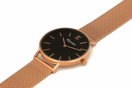 Goedkoop ๐คฉ Elysian - Dames Horloge - Rose Goud Mesh - Waterdicht - 36mm ๐ 10 Goedkoop ๐คฉ Elysian - Dames Horloge - Rose Goud Mesh - Waterdicht - 36mm ๐ - Afbeelding 8