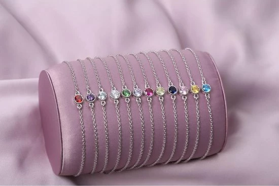 Coupon π Lucardi - Dames Armband Geboortesteen - Echt Zilver - Armband Met Hanger - Cadeau - 19 Cm - Zilverkleurig β€οΈ 8 Coupon π Lucardi - Dames Armband Geboortesteen - Echt Zilver - Armband Met Hanger - Cadeau - 19 Cm - Zilverkleurig β€οΈ - Afbeelding 6