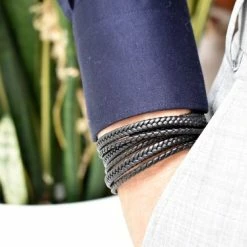 Korting ๐ Leren Armband Zwart Mauro Vinci CALA Due 21.5cm Met Clip Sluiting Wikkelarmband Dames Heren Jongen Meisje ๐ 13 Korting ๐ Leren Armband Zwart Mauro Vinci CALA Due 21.5cm Met Clip Sluiting Wikkelarmband Dames Heren Jongen Meisje ๐ -Sieraden-horloges Verkoop 550x367 3