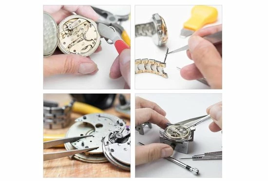 Beste deal π Merkloos Horloge Pennen Batterij Vervangen Gereedschap Reparatie Set 148 Delig β Watchmaker Repair Tool Kit β 4 Beste deal π Merkloos Horloge Pennen Batterij Vervangen Gereedschap Reparatie Set 148 Delig β Watchmaker Repair Tool Kit β - Afbeelding 2