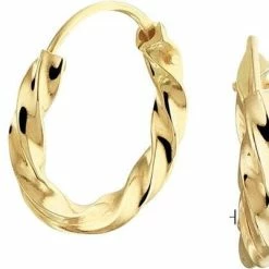 Nieuw ⌛ Marie-Celeste Oorringen Gedraaide Buis - Goud ✔️ -Sieraden-horloges Verkoop 550x401 1