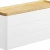 Beste recensies van ✔️ Yamazaki 3-Tiered Slim Accessory Case With Lid - Rin - White ✨ -Sieraden-horloges Verkoop 550x408 1