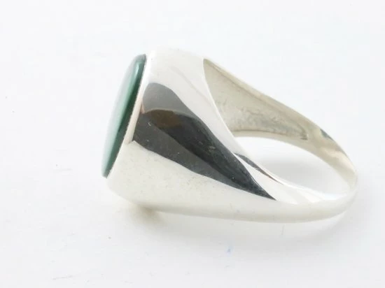 Goedkoopste π― AsiAsia Ovale Hoogglans Zilveren Ring Met Malachiet - Maat 21 π 4 Goedkoopste π― AsiAsia Ovale Hoogglans Zilveren Ring Met Malachiet - Maat 21 π - Afbeelding 2