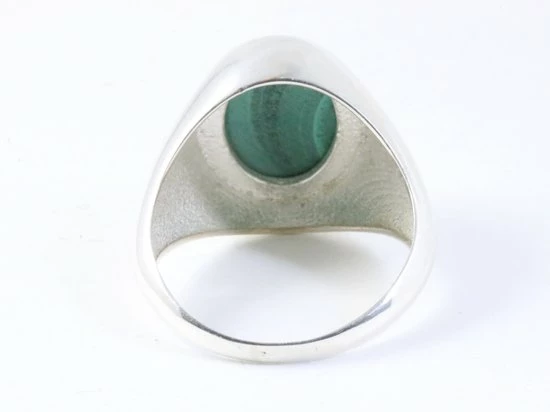 Goedkoopste π― AsiAsia Ovale Hoogglans Zilveren Ring Met Malachiet - Maat 21 π 5 Goedkoopste π― AsiAsia Ovale Hoogglans Zilveren Ring Met Malachiet - Maat 21 π - Afbeelding 3