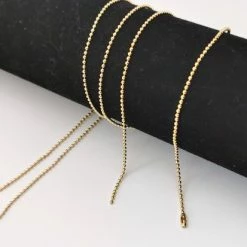 Beste recensies van 🔥 Lili 41 RVS - Goudkleurig - Bolletjes - Ketting - 90 Cm - Dikte 1.5 Mm - Makkelijk In Te Korten. 🎁 -Sieraden-horloges Verkoop 550x413