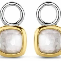 Goedkoop ✔️ TI SENTO - Milano 9248MW Oorbedels - Zilver/goudkleurig 👍 -Sieraden-horloges Verkoop 550x414