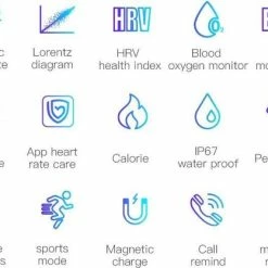 Korting 🤩 Belesy® Tachy - Smartwatch Dames - Smartwatch Heren - Horloge - 1.3 Inch - Kleurenscherm - Stappenteller - Bloeddruk - Hart ECG - Mutli Sport - Zilver – Lichtbruin - Leer ✔️ -Sieraden-horloges Verkoop 550x417 1