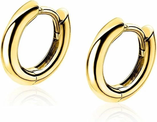 Gloednieuw π ZINZI Zilveren Oorringen Geel Verguld 12 X 3mm ZIO194G π 3 Gloednieuw π ZINZI Zilveren Oorringen Geel Verguld 12 X 3mm ZIO194G π