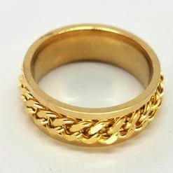 Nieuw π Lili 41 Stoer - RVS - Goudkleur Ring- Maat 20 Met Los Schakel Ketting In Midden In Die Je Mee Kan Draaien(ook Wel Stress Ring Genoemd). Ring Is Zowel Geschikt Voor Dame Of Heer Ook Mooi Als Duim Ring. π― 10 Nieuw π Lili 41 Stoer - RVS - Goudkleur Ring- Maat 20 Met Los Schakel Ketting In Midden In Die Je Mee Kan Draaien(ook Wel Stress Ring Genoemd). Ring Is Zowel Geschikt Voor Dame Of Heer Ook Mooi Als Duim Ring. π― -Sieraden-horloges Verkoop 550x447 1