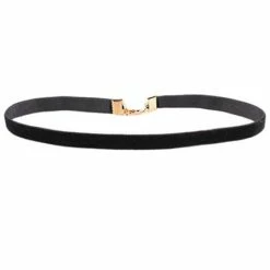 Uitgang 🔔 Yada Choker - Zwart - Retro - Fluweel 💯