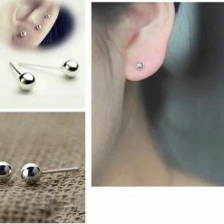 Beste Pirce 😀 Lazy Cat Zilveren Dot Oorknopjes - Oorstekers - 4 Mm 👍 -Sieraden-horloges Verkoop 550x453 1