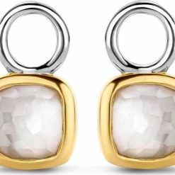 Goedkoop ✔️ TI SENTO - Milano 9248MW Oorbedels - Zilver/goudkleurig 👍 -Sieraden-horloges Verkoop 550x454 1