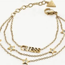 Promo 👍 GUESS UBB70078-S A Star Is Born Armband 15/16.5 Cm - Goudkleurig 👍 -Sieraden-horloges Verkoop 550x458