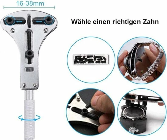 Beste deal π Merkloos Horloge Pennen Batterij Vervangen Gereedschap Reparatie Set 148 Delig β Watchmaker Repair Tool Kit β 9 Beste deal π Merkloos Horloge Pennen Batterij Vervangen Gereedschap Reparatie Set 148 Delig β Watchmaker Repair Tool Kit β - Afbeelding 7