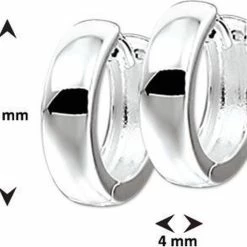 Coupon ✨ Glams Klapoorringen Bol - Zilver ✔️ -Sieraden-horloges Verkoop 550x478 1