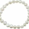 Flash-uitverkoop ✨ ZHEN ZHU - EEN RIJKDOM AAN PARELS Zoetwater Parel Armband Weaca - Echte Parels - Wit - Elastisch 🎁 -Sieraden-horloges Verkoop 550x482 1