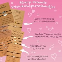 Promo 🔔 Bixorp Friends Vriendschapsarmbandjes Voor 2 LGBTQ Pride Met Kraaltjes - BFF Armband Meisjes - Best Friends Armband Vriendschap Cadeau Voor Twee 👍 -Sieraden-horloges Verkoop 550x486
