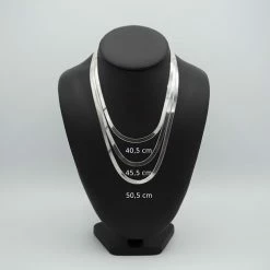 Korting 👏 Beauty Of Minerals Echt 925 Platte Zilveren Ketting ✔️ -Sieraden-horloges Verkoop 550x490 1