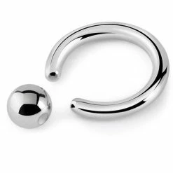 Promo 😉 Titanium 14 Mm Ball Closure Ring 1,6. RH-Jewelry ⭐