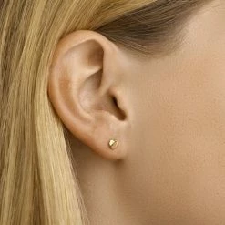 Goedkoopste 🧨 Sparkle14 Hart Dames Oorknoppen 4,2 Mm - Goud ✔️ -Sieraden-horloges Verkoop 550x502 15