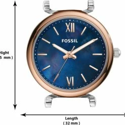 Nieuw 😍 Fossil Carlie Mini Horloge ES4701 Dameshorloge 28 Mm - Bruin 🔔 -Sieraden-horloges Verkoop 550x511 1
