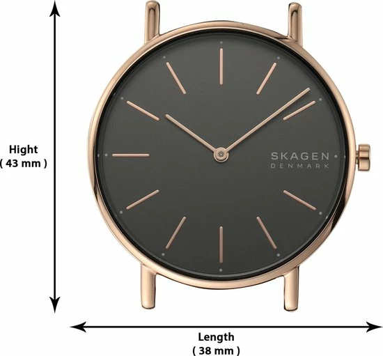 Nieuw π Skagen Signatur SKW2794 Dameshorloge 38 Mm - Rosékleurig π 13 Nieuw π Skagen Signatur SKW2794 Dameshorloge 38 Mm - Rosékleurig π - Afbeelding 11