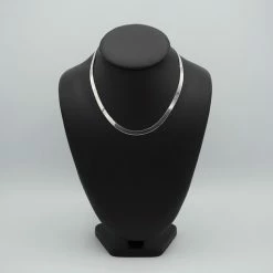 Korting 👏 Beauty Of Minerals Echt 925 Platte Zilveren Ketting ✔️ -Sieraden-horloges Verkoop 550x512