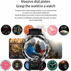 Promo 🔥 DARENCI DARE Darenci Smartwatch Platinum Pro - Smartwatch Heren - Activity Tracker - Touchscreen - Bluetooth Bellen - Bluetooth Muziek - Stalen Band - Horloge - Stappenteller - Bloeddrukmeter - Verbrande Calorieën - Zuurstofmeter - Spatwaterdicht- Zilver/Goud 😉 -Sieraden-horloges Verkoop 550x517 1