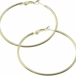 Beste recensies van 👍 Fako Bijoux® - Grote Oorringen - Hoepel Oorbellen - 6cm - 60mm - Goudkleurig ✨