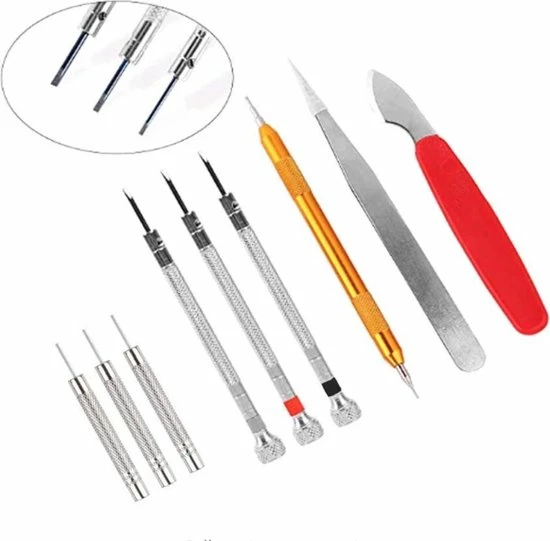 Beste deal π Merkloos Horloge Pennen Batterij Vervangen Gereedschap Reparatie Set 148 Delig β Watchmaker Repair Tool Kit β 8 Beste deal π Merkloos Horloge Pennen Batterij Vervangen Gereedschap Reparatie Set 148 Delig β Watchmaker Repair Tool Kit β - Afbeelding 6
