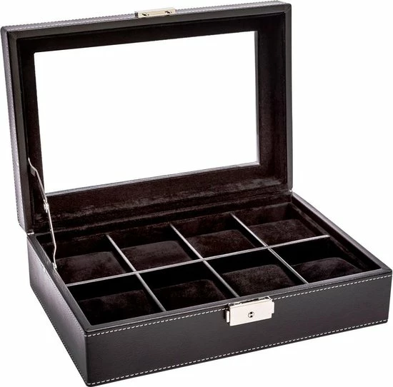 Coupon π LA ROYALE Horlogebox Classico 8 XL - Zwart - 8 Horloges π 4 Coupon π LA ROYALE Horlogebox Classico 8 XL - Zwart - 8 Horloges π - Afbeelding 2