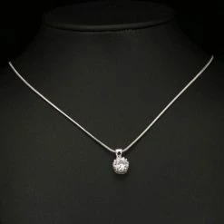 Flash-uitverkoop 🎁 Victorious Dames Ketting – Oostenrijks Zirkonia Kristal – Zilver – 43cm 🛒 -Sieraden-horloges Verkoop 550x543 1