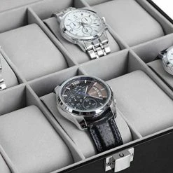 Beste recensies van ❤️ Songmics Horlogedoos 10 Stuks - Horlogekoffer - Horloge Opbergen - Opbergbox ⌛ -Sieraden-horloges Verkoop 550x546 1