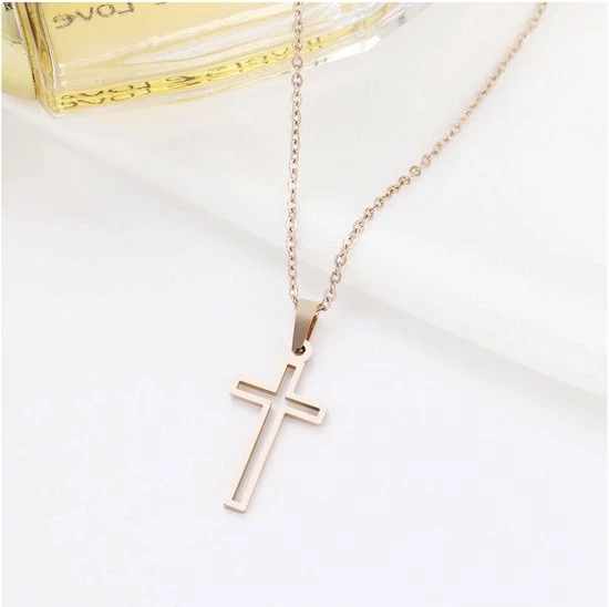 Beste recensies van π― Cabantis Hollow Kruis Ketting - Ketting Dames - Ketting Heren - Cadeau Voor Vrouw - Cadeau Voor Man – Sieraden - Roze Goud π 4 Beste recensies van π― Cabantis Hollow Kruis Ketting - Ketting Dames - Ketting Heren - Cadeau Voor Vrouw - Cadeau Voor Man – Sieraden - Roze Goud π - Afbeelding 2